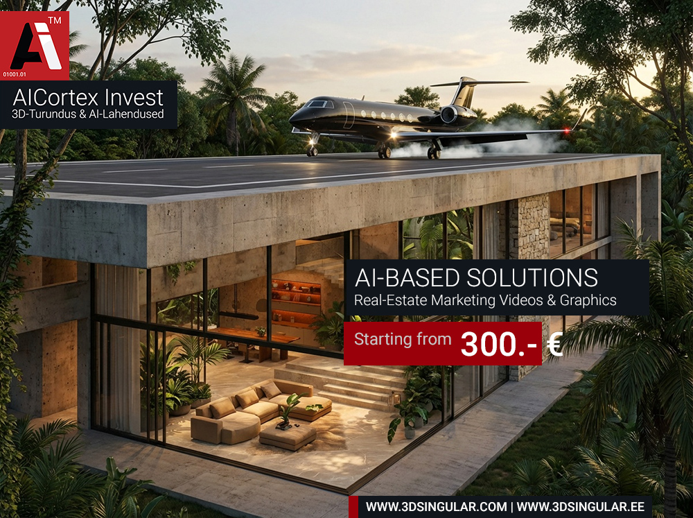 AI-põhised kinnisvaravisualiseeringud: uus tase turunduses